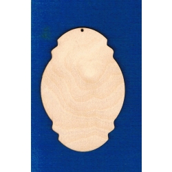 Tabliczka 10x6,8cm z otworem, zawieszka ozdobna , deseczka / SKLEJKA #3mm